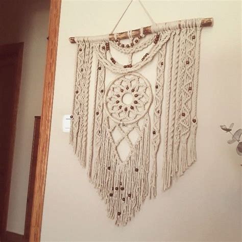 Tapiz Macramé Pared Hecho Por Entre Enre2 84 Artelovers