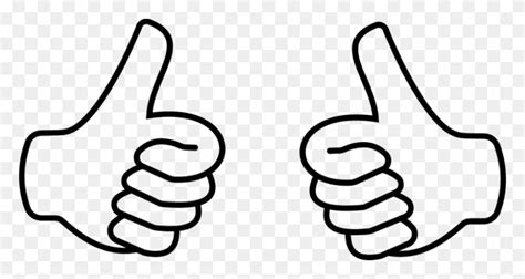 Pink Thumbs Up Clip Art - Thumbs Up Thumbs Down Clipart - FlyClipart