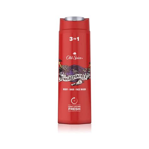 Buy Old Spice Night Panther 3 In 1 Shower Gel Shampoo 400ml Thailand