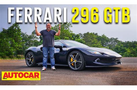 2022 Ferrari 296 GTB India Video Review Drive Performance Powertrain