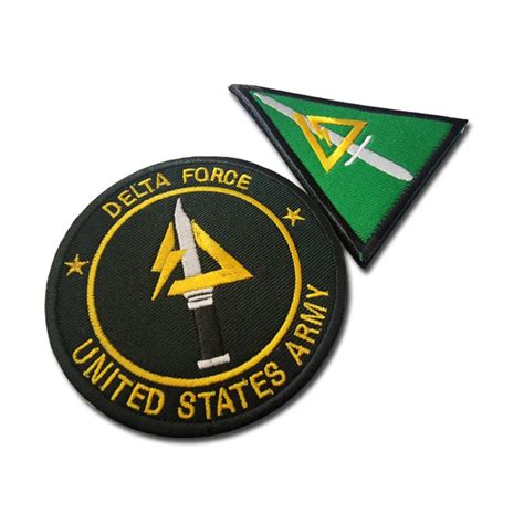 Delta Force Embroidered Patches Tactical Badge Fabric Patch - Buy ...