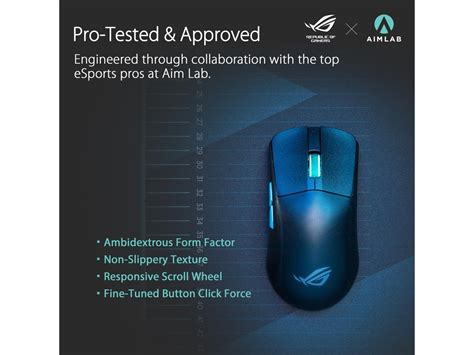 Asus ROG Harpe Ace Aim Lab Edition Gaming Mouse 54 G Ultra Lightwieght