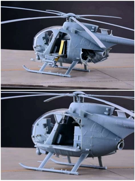 Ah6mmh6m Little Bird Nightstalkers Us Army Helicopter Plastic Model