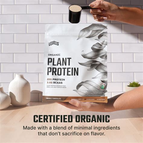 Organic Plant Protein Powder - Levels