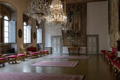 Panoramic View of Palazzo Medici Interior, Also Called Palazzo Medici Riccard Editorial Photo ...