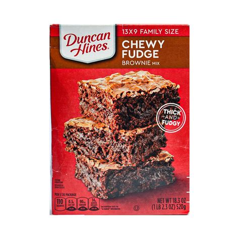 Duncan Hines Brownie Mix Chewy Fudge 520g 183oz