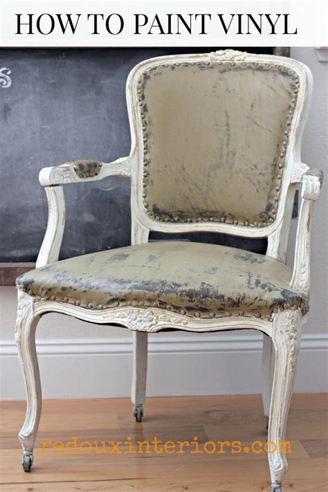 How To Paint A Vinyl Chair With CeCe Caldwells Paints Redoux