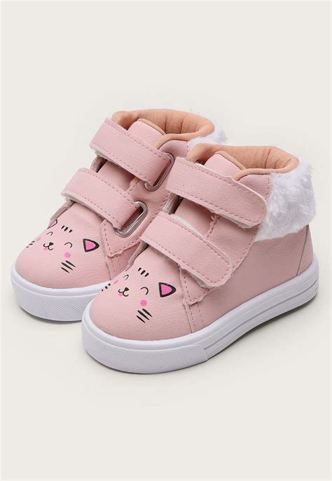 Casual T Nis Infantil Tricae Menina Pompom Rosa Compre Agora Dafiti