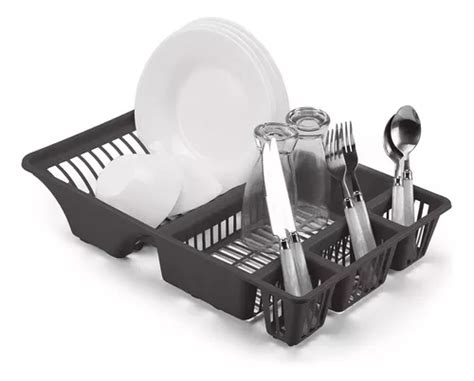 Escurridor De Platos Negro Para Tazas Y Cubiertos De Cocina Mercadolibre