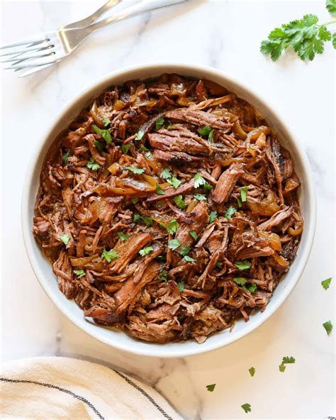 Easy Slow Cooker Mexican Shredded Beef Recipe