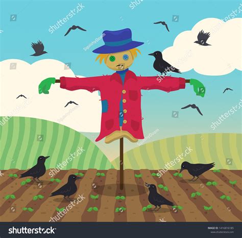 Farm Scarecrow Images Stock Photos Vectors Shutterstock