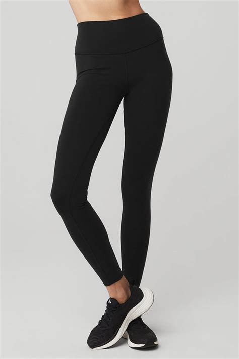 High Waist Airbrush Legging Black Alo Yoga Mexico