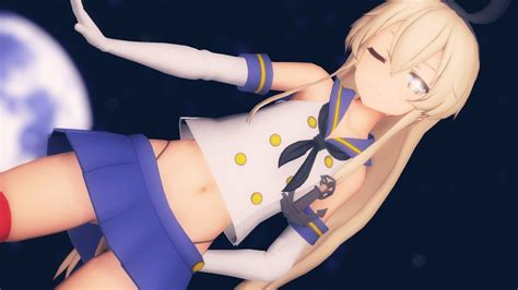 【4k Mmd】 島風でシニカルナイトプラン【艦これmmd】simakazede Sinikarunaitopurann 島風 艦これ