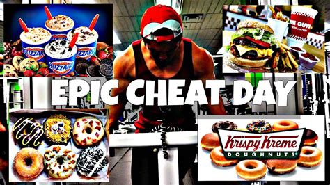 Epic CHEAT MEAL Epic WORKOUT EDIT Doughnut Ice Cream Sandwich