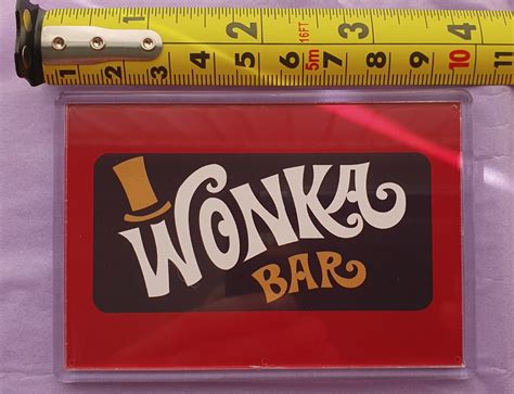 Willy Wonkas Set Chocolate Bar With Large Size Fridge Etsy