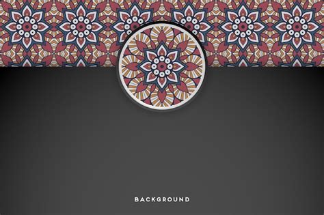 Premium Vector Geometric Mandala Background