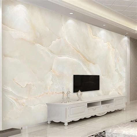 3.67US $ 77% OFF|Photo Wallpaper Modern Simple Beige Marble Background ...