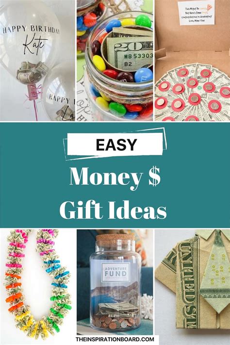 Money Gift Ideas - The Inspiration Board