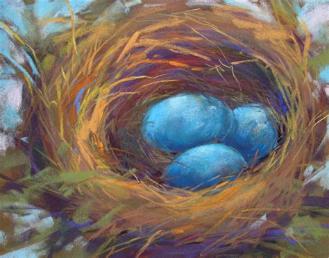 Painting My World: Bird Nest Demo Painting SOLD