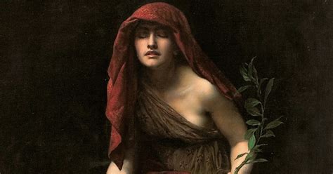 The Legend Of An Ancient Priestess Of Delphi Possibly Inspiring Homers