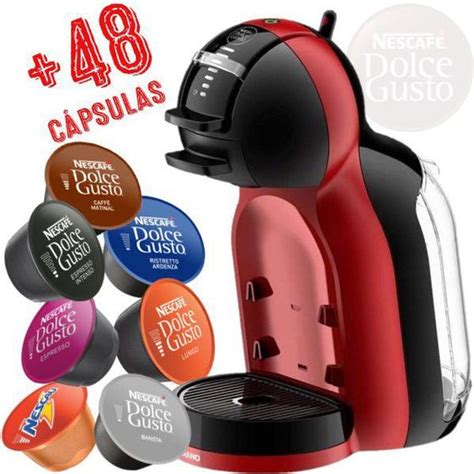 Cafeteira Expresso Arno Dolce Gusto Mini Me Vermelha E Preta 220V 48