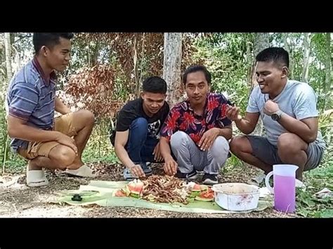 Maanghang Na Inihaw Na Baboy Mukbang Nature Adventure Outdoors