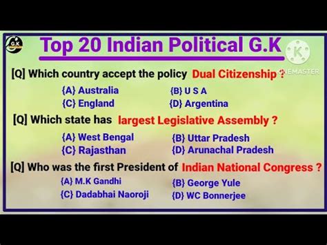 8 Indian Constitution Gk Polity Gk Questions And Answers Polity Gk