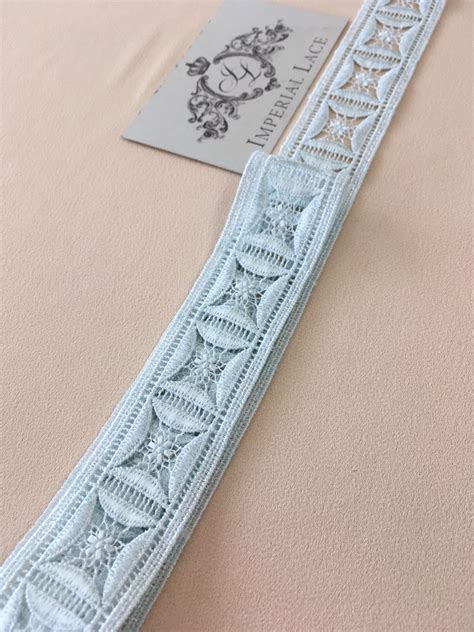 Light Blue Lace Trim Lace Trim Lace Fabric From Imperiallace