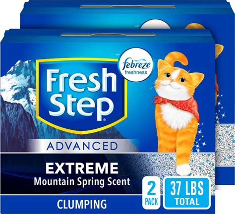 FRESH STEP Advanced Extreme Mountain Spring Scented Clumping Clay Cat