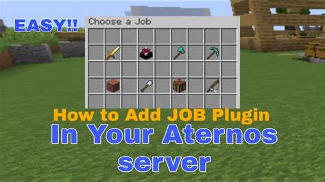 How To Add Jobs In Your Aternos Server Very Easily YouTube