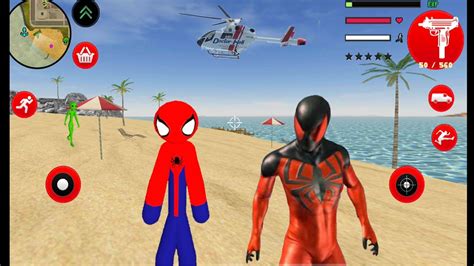 Stickman Spider Rope Hero Gangstar City Mission Android Gameplay