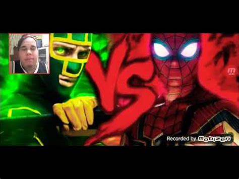 React Rap Kick Ass Vs Homem Aranha Dmz Raps Marcus Uzumaki Youtube