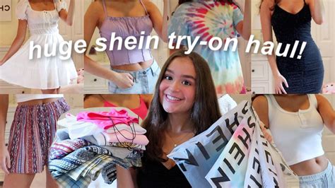 Huge Shein Try On Haul Summer 2020 Youtube