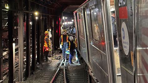 Two Subway Trains Collide In Manhattan Injuring Dozens Causing Delays