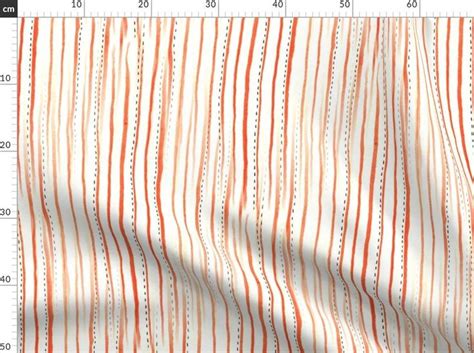 Peach Stripe Fabric Spoonflower Peach Stripe Color Splash Fabric