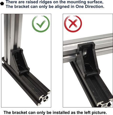 BLCCLOY 20 juegos de conectores de perfil de extrusión de aluminio