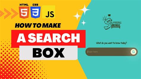 How To Make Search Box Using HTML CSS And JavaScript Expandable