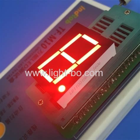 Super Red 1 0 Common Anode Single Digit 7 Segment Led Display For Digital Panel Meter