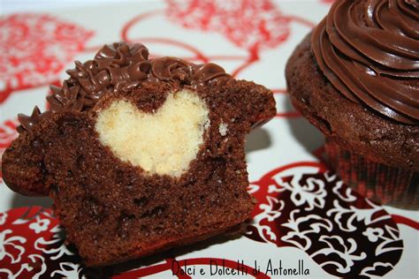 Ricetta Muffin Al Cioccolato Con Cuore Di San Valentino Dolci E