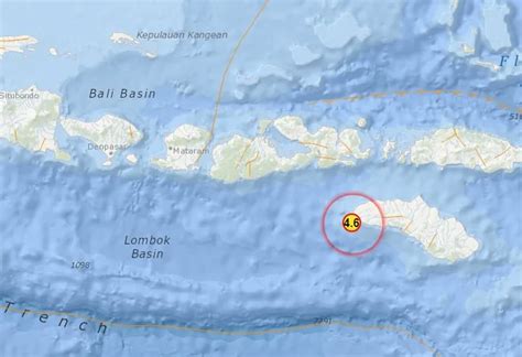 Gempa Hari Ini 18 April 2022 Gempa Bumi M 4 6 SR Guncang Wilayah