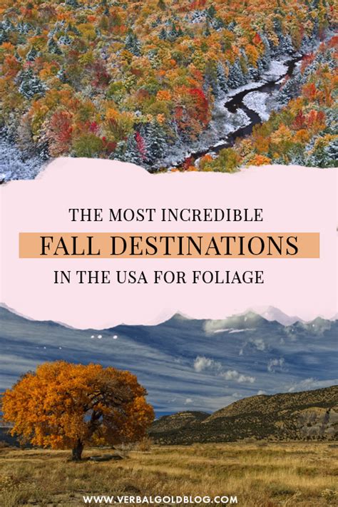 Best Fall Destinations in the USA - Verbal Gold Blog