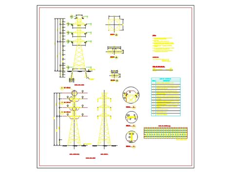 Torres Electricas En AutoCAD Descargar CAD 372 98 KB Bibliocad