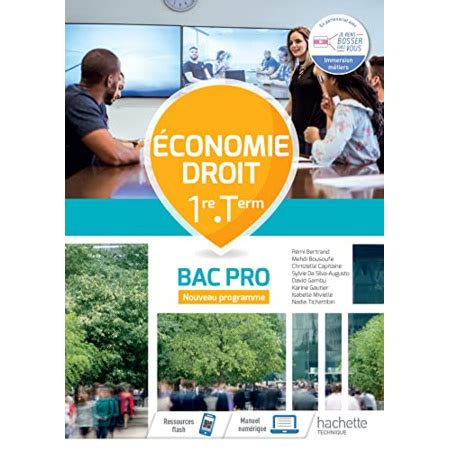 Conomie Droit Re Term Bac Pro Cahier De L L Ve D Hachette