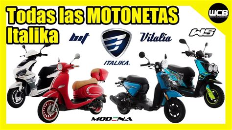 Motonetas Italika Todos Los Modelos Parte Motociclismo Y Rock N Roll