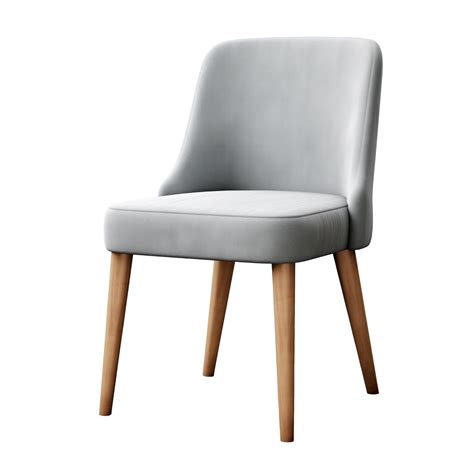 Ai Generated Upholstered Dining Chair Scandinavian Modern Minimalist