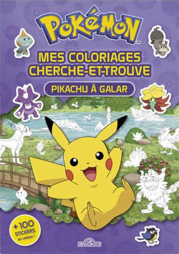 Pokemon Mes Coloriages Cherche Et Trouve Pikachu A Galar