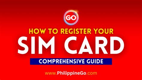 How To Register Your Sim Card Complete Guide Philippine Go