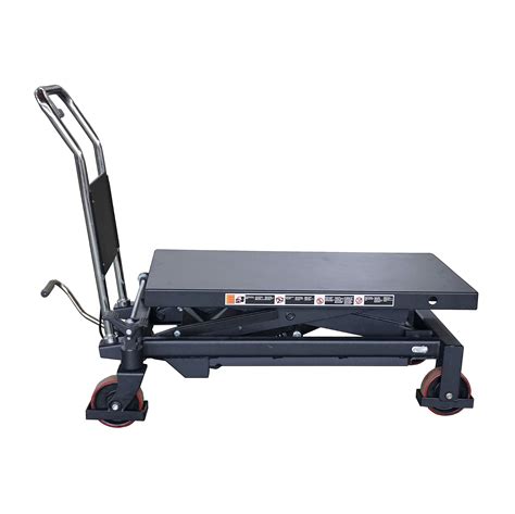 Newpo 1000kg Mobile Scissor Lift Table Trolley Scissor Lift Tables