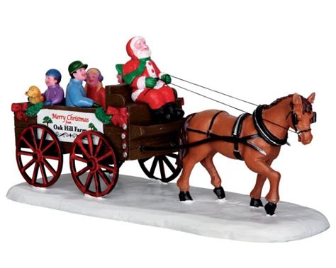 Santas Wagon Ride 33032 Lemax Village Ehobbytools