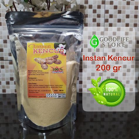 Bubuk Instan Kencur Minuman Kencur Herbal Lazada Indonesia